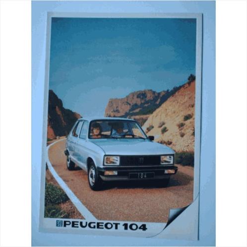 Peugeot 104 Brochure 1983 #1 Nederlands, Livres, Autos | Brochures & Magazines, Utilisé, Peugeot, Enlèvement ou Envoi