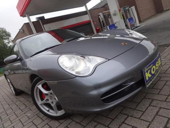 Porsche 911 (996) PORSCHE 996 TARGA TIPTRONIC // FULL OPTIO, Auto's, Porsche, Benzine, Stadsauto, 4 deurs, Automaat, Blauw, Grijs