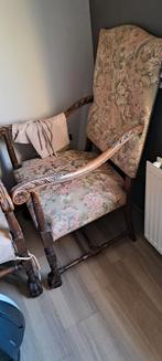 2 antique zetels, Huis en Inrichting, Fauteuils, Ophalen