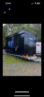 Food truck friterie fournie avec remorque triples essieux, Enlèvement, Comme neuf