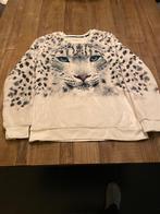 Witte trui met tijger op 170-176cm, Ophalen, C&A, Meisje, Trui of Vest
