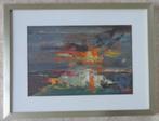 JACK GODDERIS / LANDSCHAP / OLIEVERF / 43x56cm / KADER / SIG, Ophalen of Verzenden