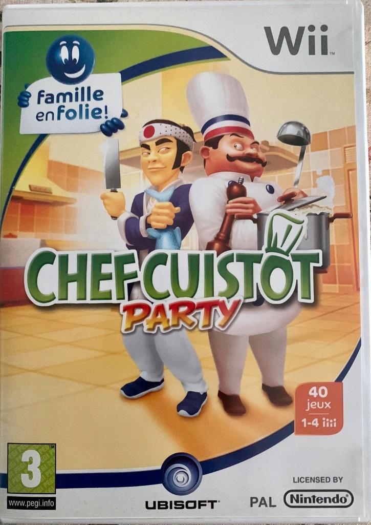 BXL  Jeu WII CHEF CUISTOT PARTY, Consoles de jeu & Jeux vidéo, Jeux | Nintendo Wii, Utilisé, Enlèvement ou Envoi