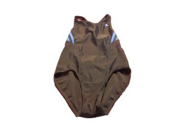 (64)- maillot fille t.12 noir bleu - adidas - beschikbaar voor biedingen