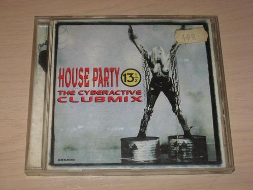 cd audio house party 13 1/2 the cyberactive clubmix, CD & DVD, CD | Dance & House, Comme neuf, Drum and bass, Enlèvement ou Envoi