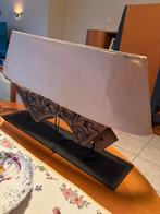 Koloniaal / Balinees / Indisch houtsnijwerk lamp, Enlèvement ou Envoi, Utilisé