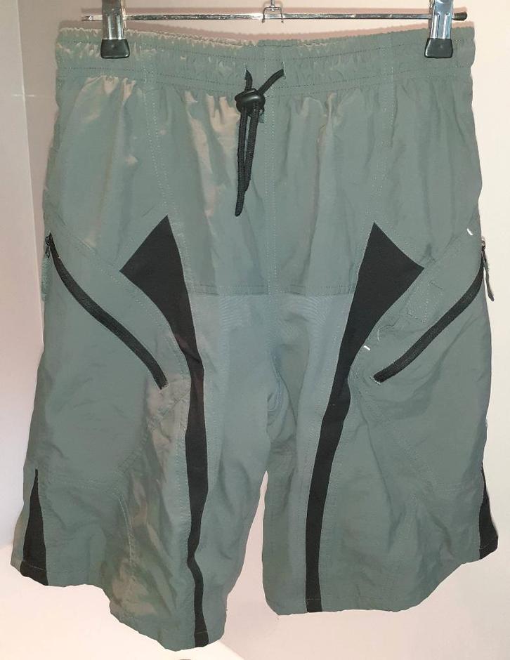 short heren mountainbike fietsshort Decathlon M, Kleding | Heren, Sportkleding, Nieuw, Hardlopen of Fietsen, Maat 48/50 (M), Grijs