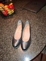 Zwarte echt lederen pumps maat 37, Ophalen of Verzenden, Zo goed als nieuw, Pumps