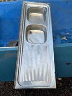 Inox spoelbak  50  x  140, Ophalen, Zo goed als nieuw, Inox