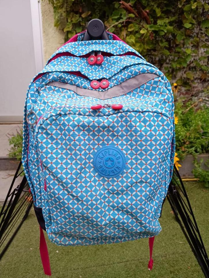 Kipling boekentas rugzak, Handtassen en Accessoires, Tassen | Rugtassen, Gebruikt, Kipling, 40 cm of meer, Minder dan 30 cm, Ophalen of Verzenden