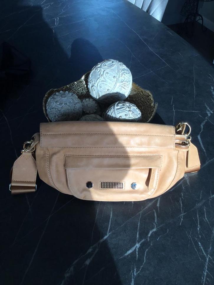 Clio Goldbrenner, Neptunus, naturel leder, Handtassen en Accessoires, Tassen | Damestassen, Zo goed als nieuw, Ophalen of Verzenden