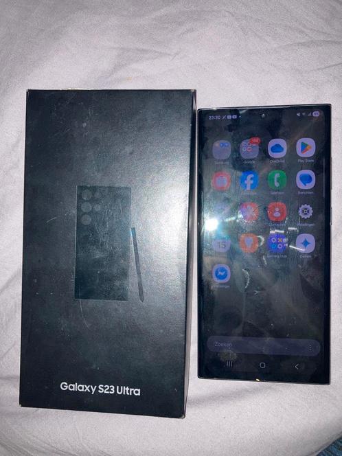 Samsung galaxy s23 Ultra 256gb met hoesje & doos, Telecommunicatie, Mobiele telefoons | Samsung, Gebruikt, Galaxy S23, 256 GB
