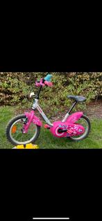 Btwin Gira kinderfiets 14inch met zijwieltjes, Ophalen, Gebruikt, Zijwieltjes
