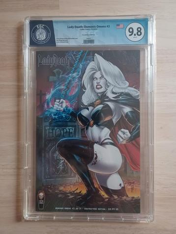 Lady Death Demonic Omens 2020 graded comic  beschikbaar voor biedingen