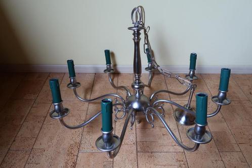 Antieke kroonluchter, Huis en Inrichting, Lampen | Kroonluchters, Gebruikt, Metaal, Ophalen