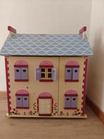Woodtoys poppenhuis met poppetjes en meubeltjes, Kinderen en Baby's, Speelgoed | Poppenhuizen, Ophalen, Gebruikt, Poppenhuis