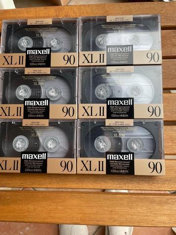 6 cassettes scellées Maxell XLII C90, Enlèvement ou Envoi, Neuf, dans son emballage, Vierge