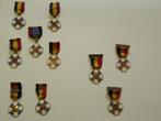 10 médailles 1947/1962 pèlerinage NDL LOURDES J EVRARD Liège, Timbres & Monnaies, Enlèvement ou Envoi