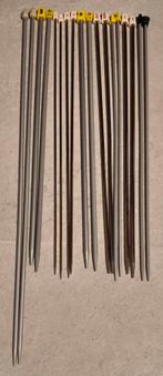 Breinaalden een volledig set zie foto's, Hobby en Vrije tijd, Breien en Haken, Ophalen