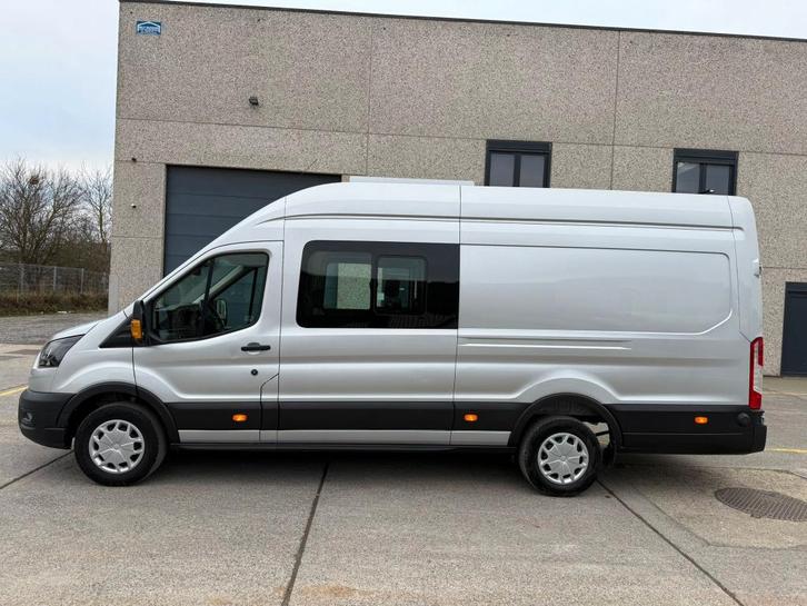 Ford Transit L4 Dubbel cabine Euro6d 48 000km!! keuring vvk, Auto's, Bestelwagens en Lichte vracht, Particulier, Parkeersensor