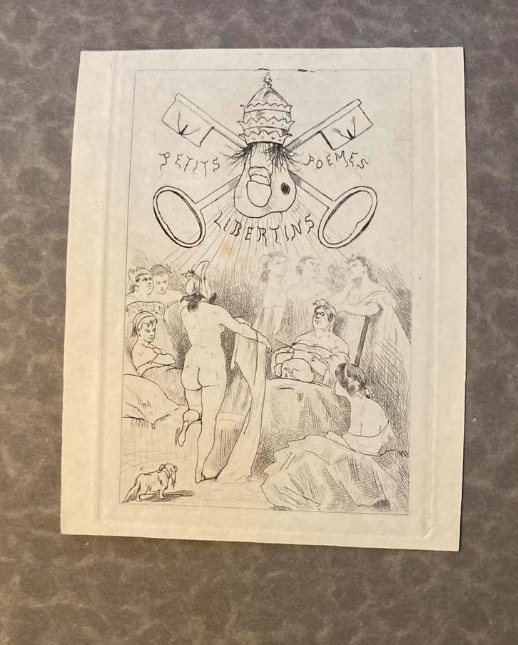 Felicien rops ets, Antiek en Kunst, Kunst | Tekeningen en Fotografie, Ophalen