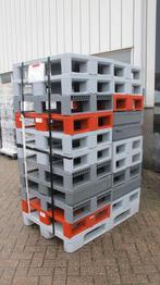zware kunststof pallets 80x60x16cm 21 stuks / gesloten dek, Ophalen, Zo goed als nieuw