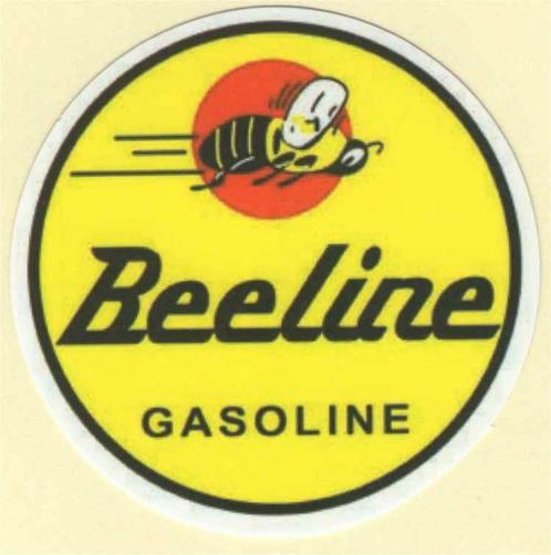 Beeline Gasoline sticker, Motoren, Accessoires | Stickers, Verzenden