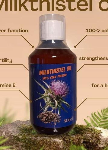 Mariadistelolie 300ml 100% Bio Koud Geperst - Herb Bird Mix beschikbaar voor biedingen
