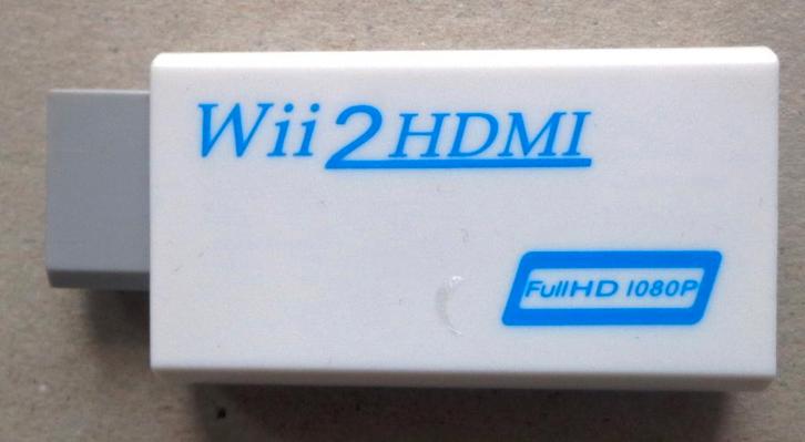 Wii 2 HDMI adapter voor de Nintendo Wii, Games en Spelcomputers, Games | Nintendo Wii, Zo goed als nieuw, Ophalen of Verzenden