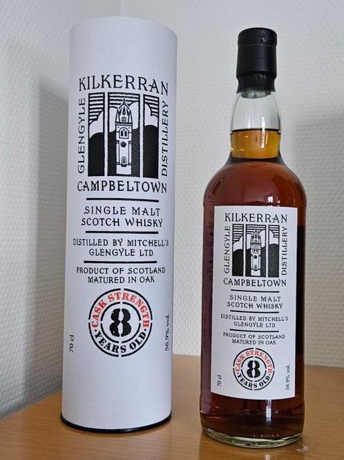 Kilkerran 8, Cask Strength batch 5, sherry, whisky, Collections, Vins, Neuf, Enlèvement ou Envoi