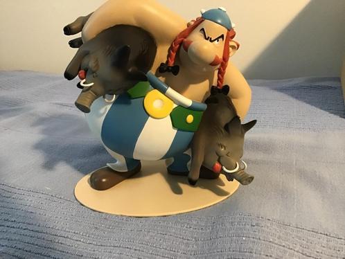 Obelix met everzwijnen Leblon delienne, Verzamelen, Stripfiguren, Zo goed als nieuw, Beeldje of Figuurtje, Asterix en Obelix, Ophalen of Verzenden