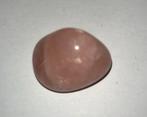 Rozenkwarts steen - 22gram - 35mm x 26mm, Ophalen of Verzenden