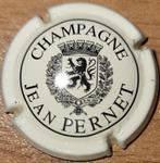 Capsule Champagne Jean PERNET crème & noir nr 01a, Collections, Vins, France, Champagne, Enlèvement ou Envoi, Neuf
