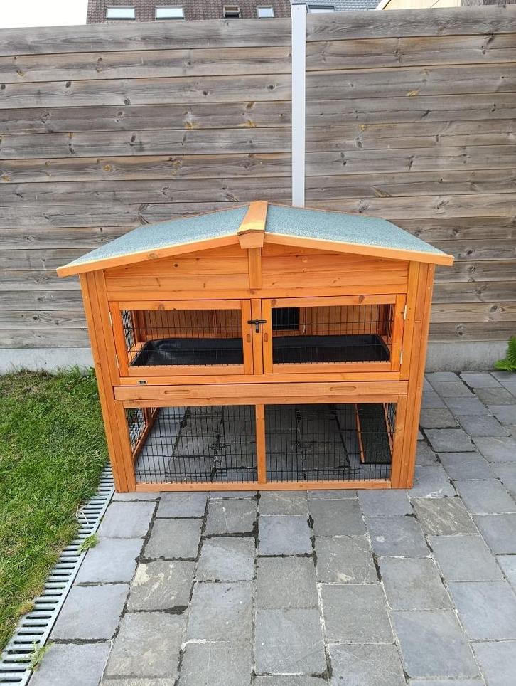 Trixie Natura Knaagdierhok XL met Ren (z.s.m. weg!), Dieren en Toebehoren, Knaagdieren en Konijnen | Hokken en Kooien, Zo goed als nieuw