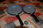 Lot de 2 poêles à frire en céramique Très Bon Etat!, Maison & Meubles, Cuisine | Casseroles & Poêles, Enlèvement ou Envoi, Utilisé