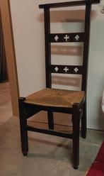 Kerkstoel met riet zitting, Antiek en Kunst, Ophalen