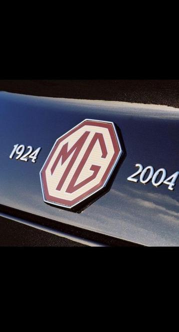 mg f mgf mg tf mgtf 80th anniversary logo 1924 – 2004