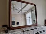 Grote Vintage Spiegel met Houten Rand – Antieke Look, Ophalen