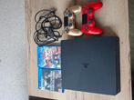 Playstation 4, 2controllers, 2 games, Games en Spelcomputers, Spelcomputers | Sony PlayStation 4, Ophalen, Met 2 controllers, Slim