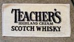 Bar towel, bar handdoek Teacher's whisky. Vintage., Antiek en Kunst, Ophalen of Verzenden