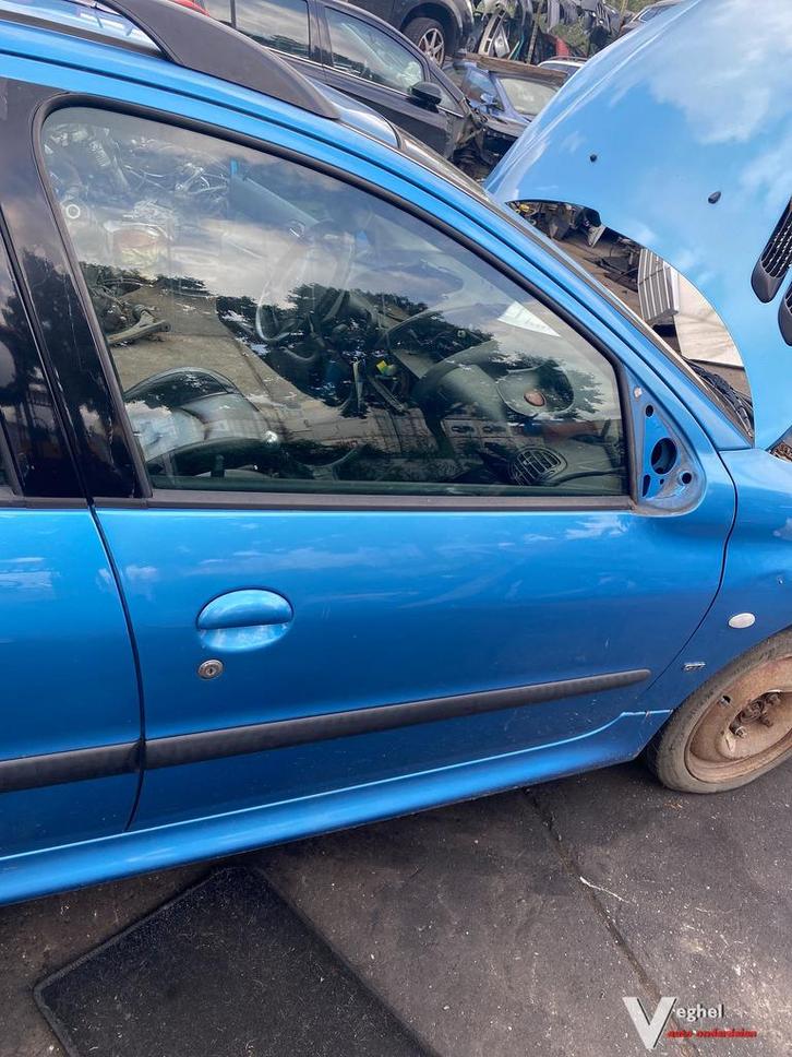 Peugeot 206 gti 2.0 16v Sw 2003 2500180 Portier Rechtsvoor o, Autos : Pièces & Accessoires, Carrosserie & Tôlerie, Porte, Utilisé