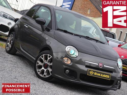 Fiat 500 0,9 T TwinAir SPORT  GQ  LEER-XENON-CLIM-PDC, Auto's, Fiat, Bedrijf, ABS, Airbags, Airconditioning, Alarm, Bluetooth