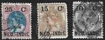 3 Postzegels 1900 Koningin Wilhelmina opdruk NederlandsIndië, Postzegels en Munten, Postzegels | Nederlands-Indië en Nieuw-Guinea