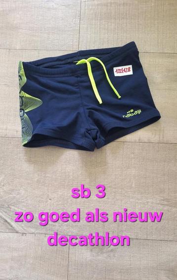 2 ZWEMBROEKEN JONGEN MAAT 122 beschikbaar voor biedingen
