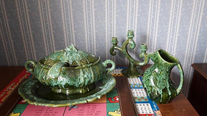 Soupière, vase et chandelier, Maison & Meubles, Accessoires pour la Maison | Bougeoirs & Bougies, Enlèvement