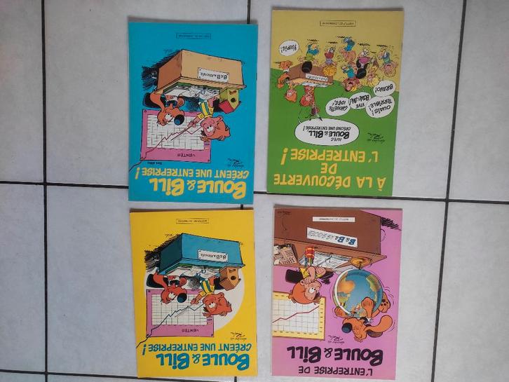4 Boule & Bill publicitaires (Institut de l'entreprise)., Livres, BD, Comme neuf, Série complète ou Série, Enlèvement ou Envoi