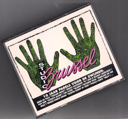 STUDIO BRUSSEL 10 Jaar Parels Voor De Zwijnen 2CD BELPOP, Cd's en Dvd's, Cd's | Verzamelalbums, Zo goed als nieuw, Rock en Metal
