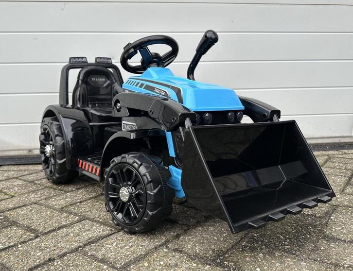 Tractor blauw 6V + trailer, softstart afstandsbediening, Kinderen en Baby's, Speelgoed | Buiten | Voertuigen en Loopfietsen, Nieuw