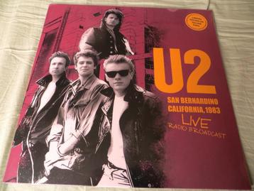 U2 Live In San Bernardino California, 1983 - Lp Yellow Vinyl beschikbaar voor biedingen