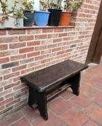 Vintage vol houten tuinbank/ zitbank, Tuin en Terras, Ophalen, Zo goed als nieuw